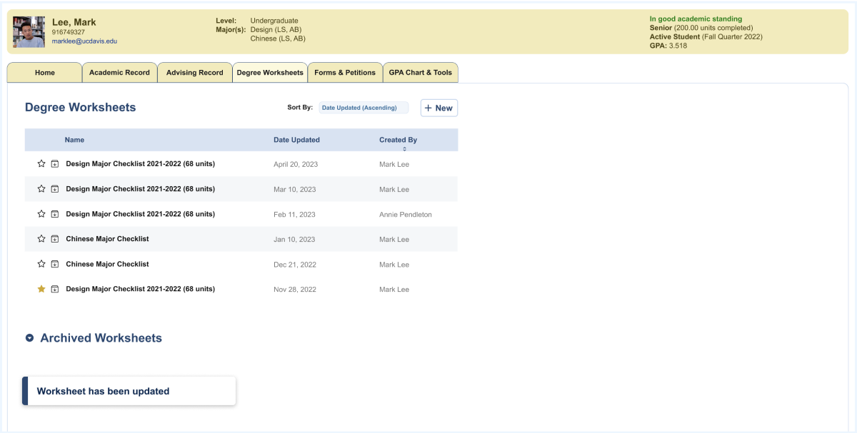 Oasis Usability Testing Change 1